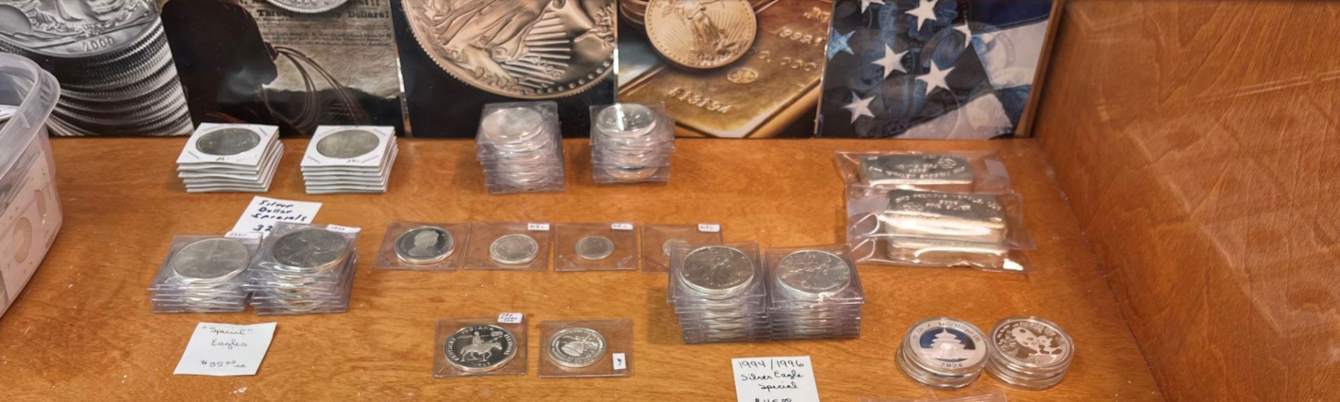 Coins On Display